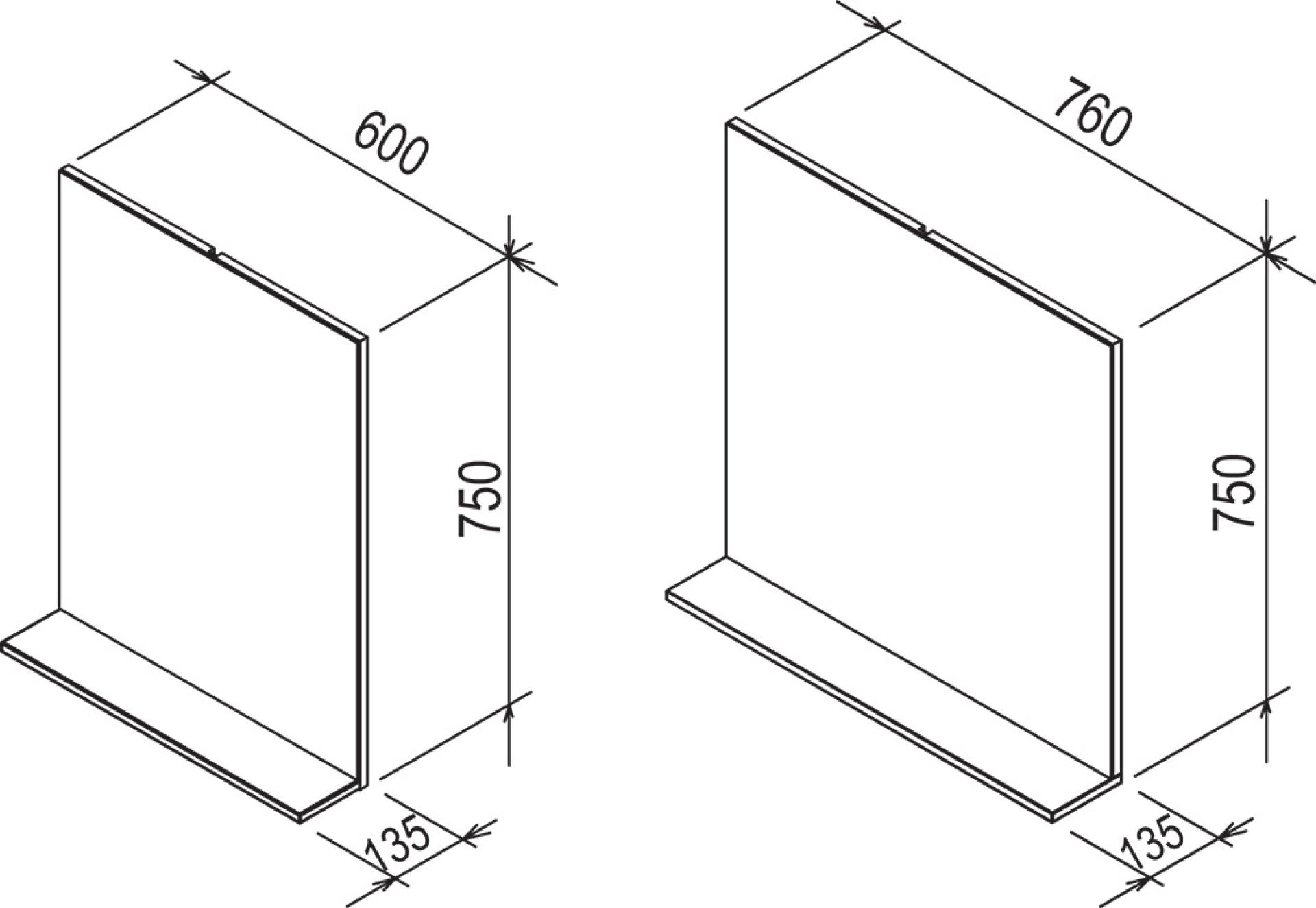 Зеркало 60 см Ravak Rosa II X000000932, капучино